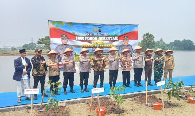 Jembatan Dibangun, 1.000 Pohon Ditanam: Polresta Tangerang Dorong Konektivitas dan Ketahanan Pangan untuk Masyarakat